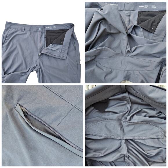 Tech Pants Fresh Clean Tees Threads Size 40x32 Gray Stretch All Day Comfort Pant - Picture 5 of 10